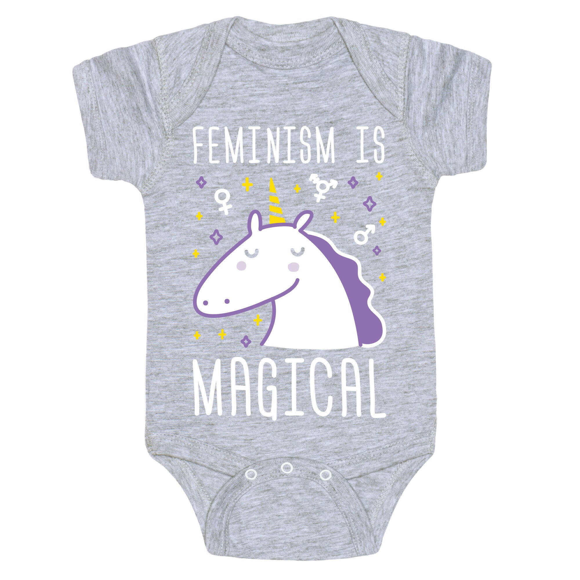 Feminism Is Magical Baby One Piece